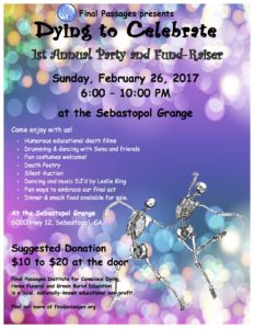 Dying to Celebrate flyer